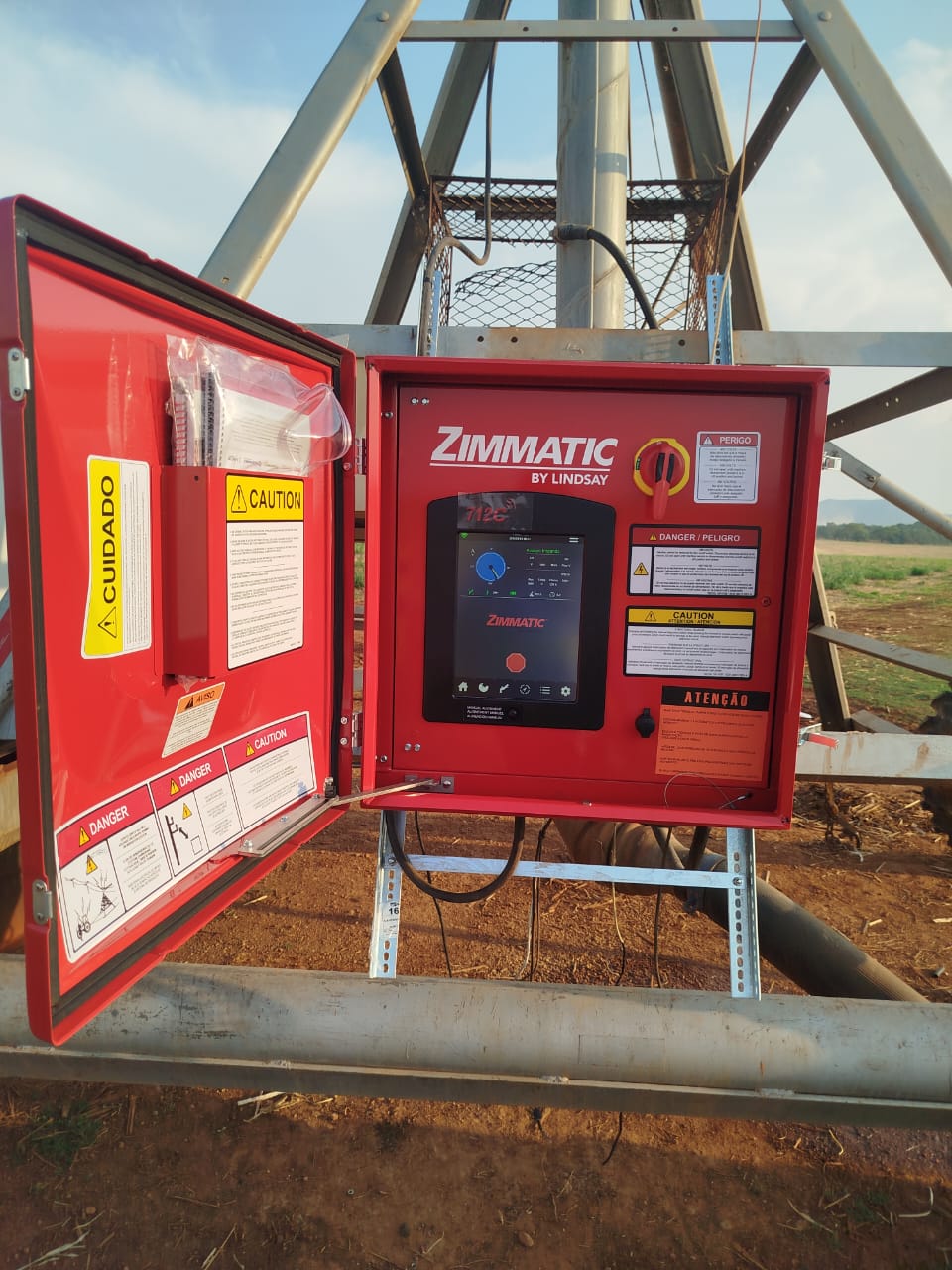 Sistema de irrigação em Goianésia